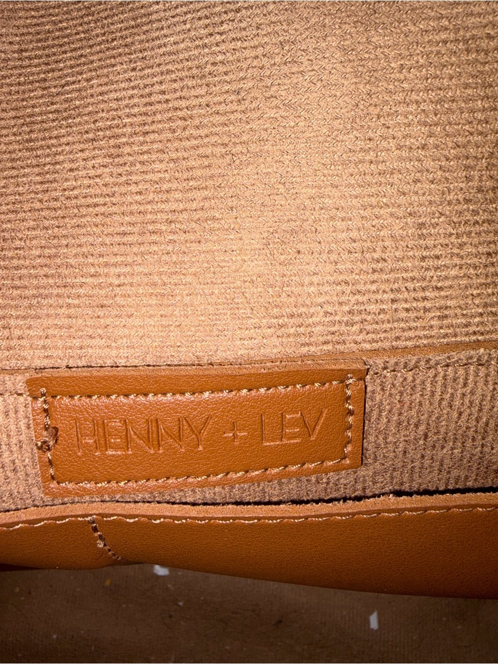 Henny + Lev  Tan Shoulder Bag